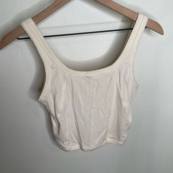 Lululemon Ribbed Cropped Tank Top - Picture 2 of 6